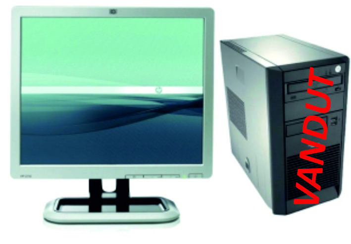 calculator intel e2180 cu monitor hp 17" imprimanta HP